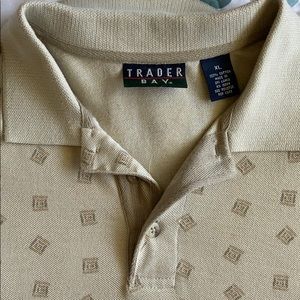 Trader Bay Polo tan with print
